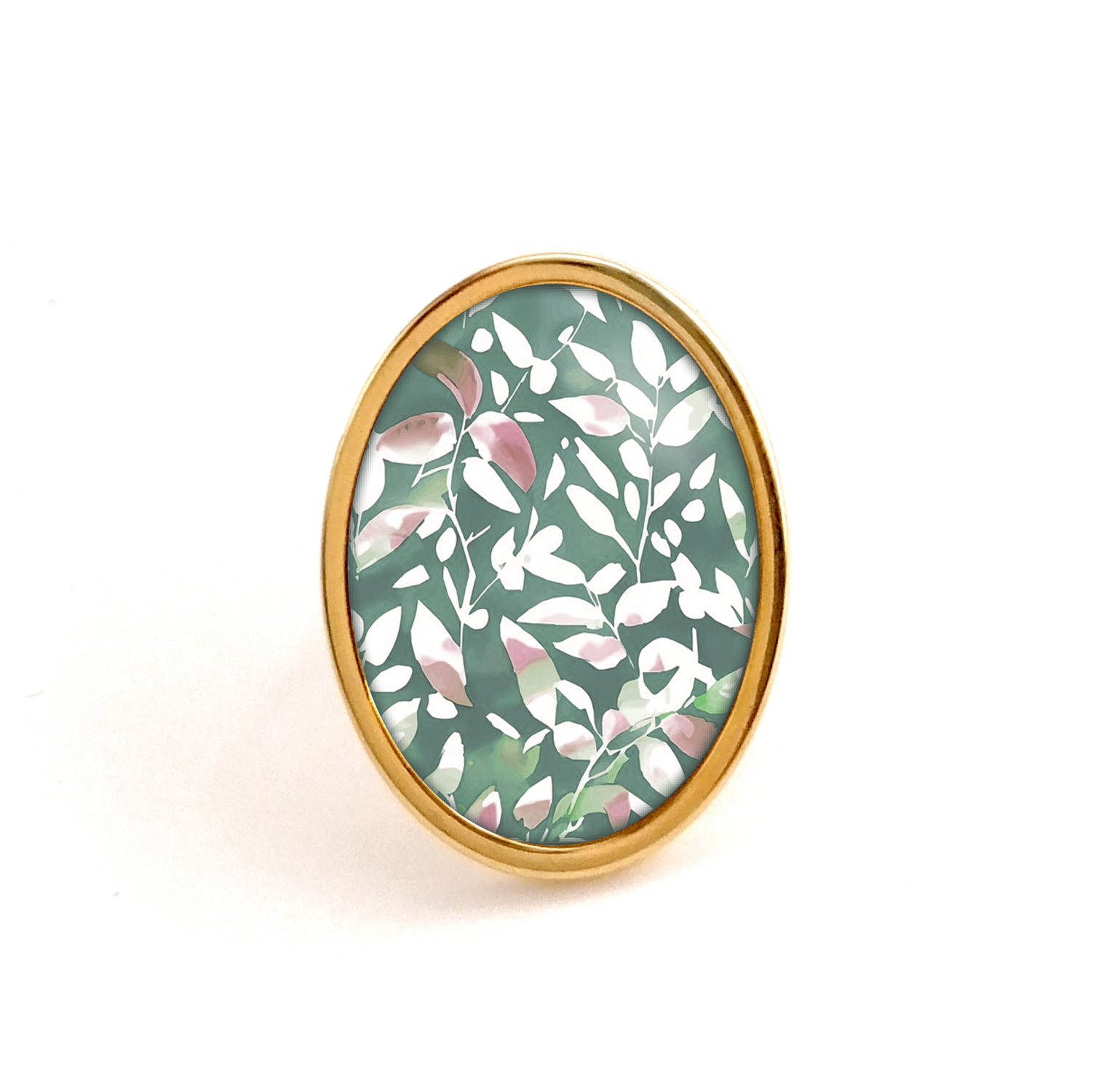bague fantaisie vert bykloe bijoux