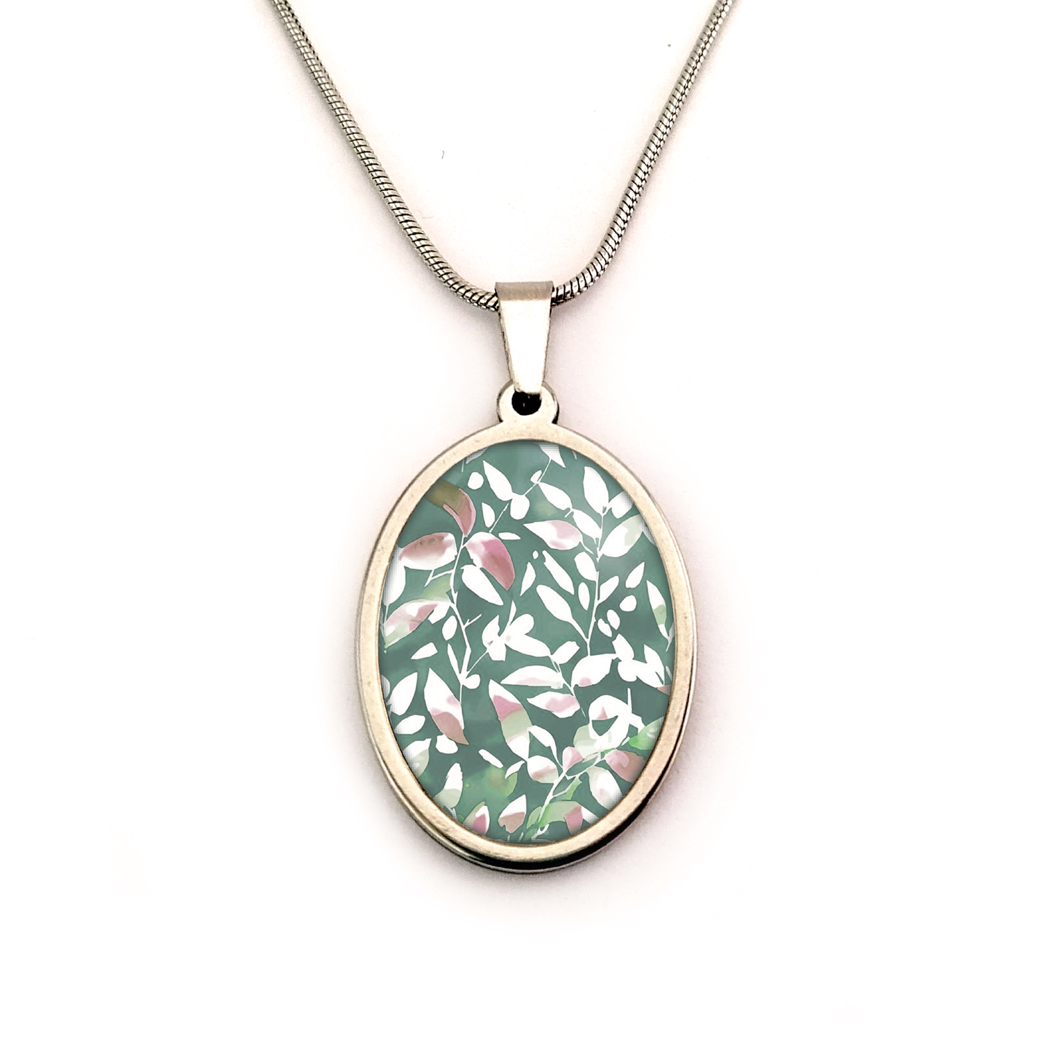 collier pendentif vert bykloe bijoux