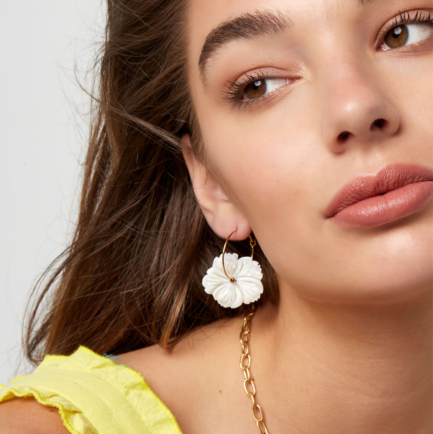 créoles fleurs bykloe bijoux