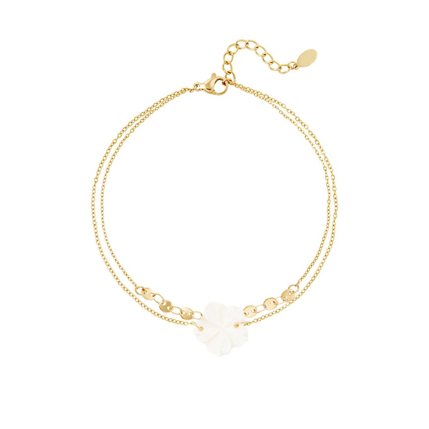 bracelet fleur bykloe bijoux