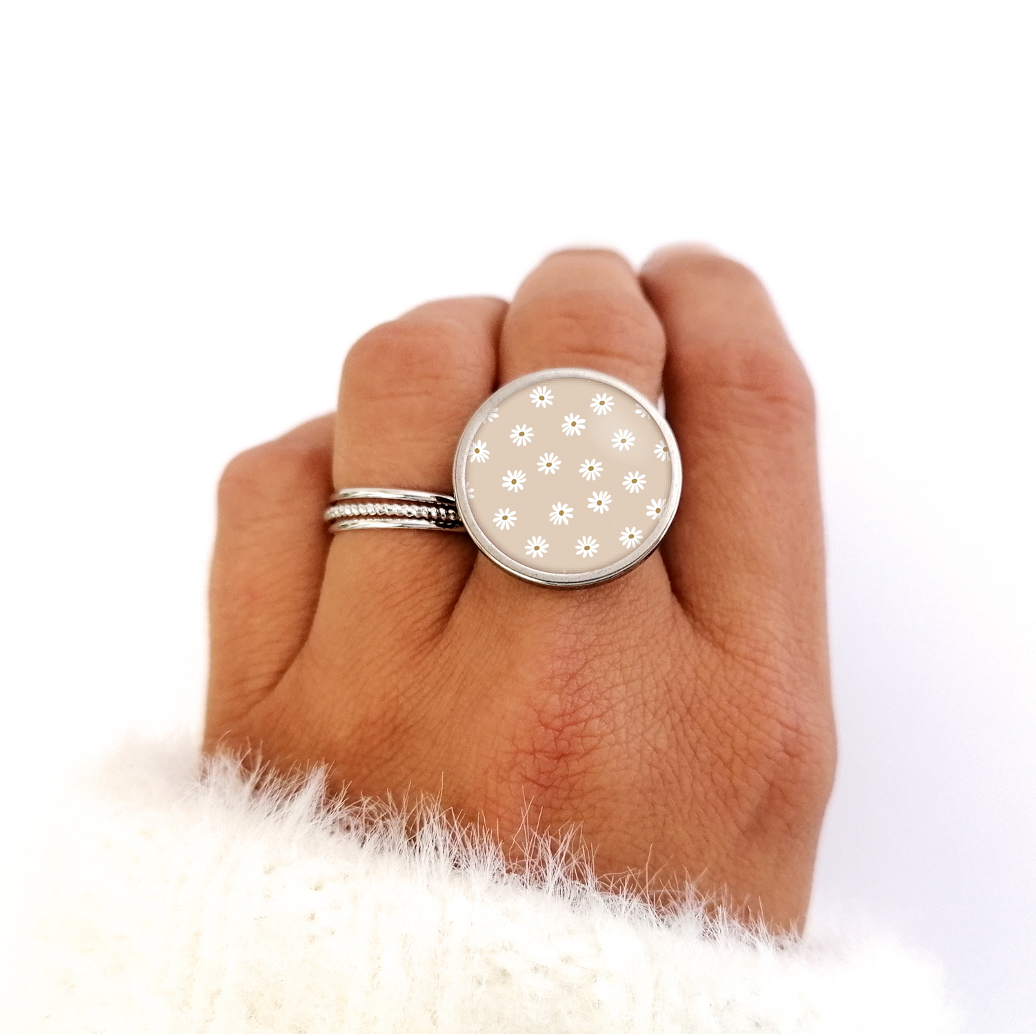 bague marguerite bykloe bijoux
