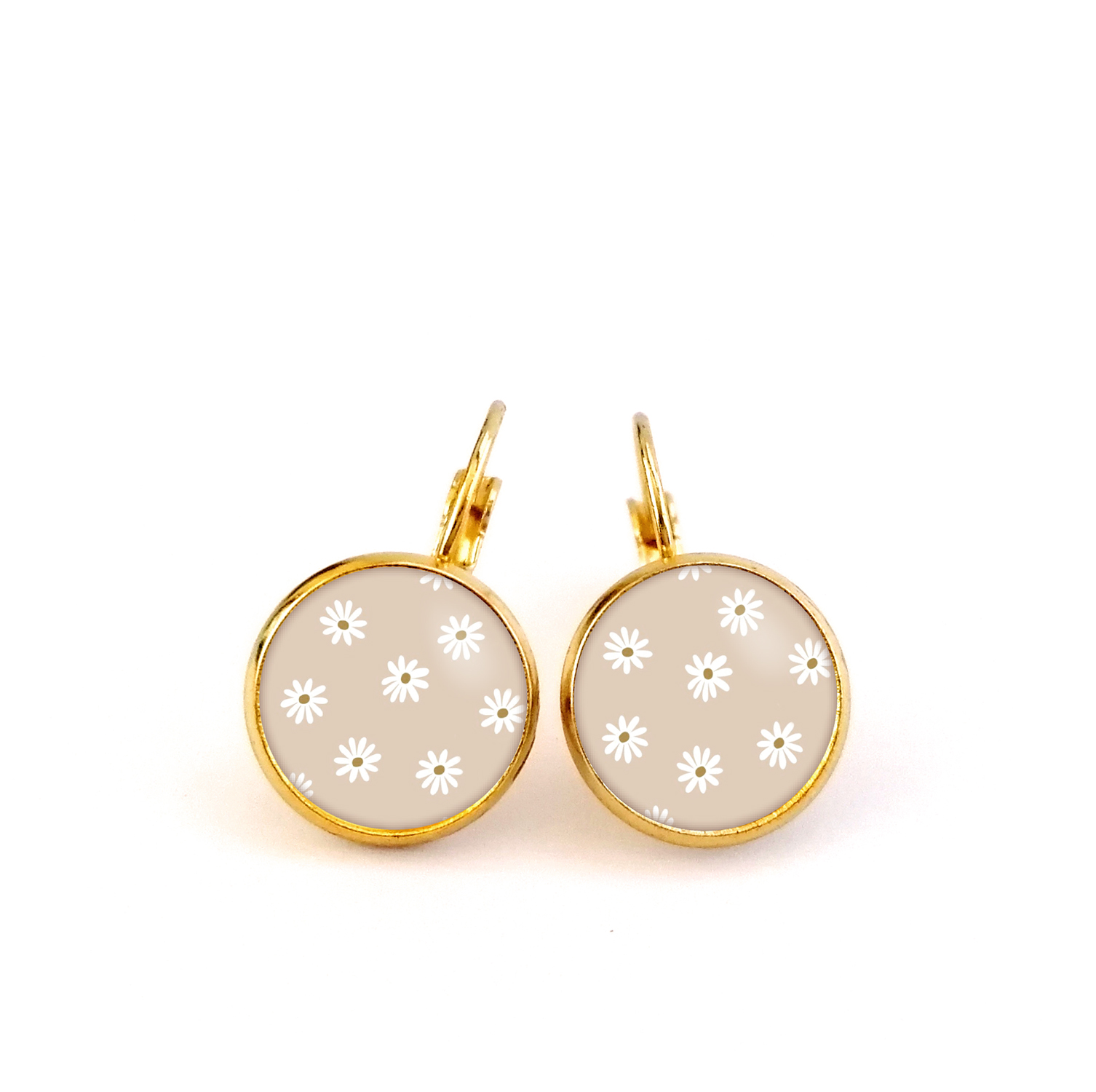 Boucles doreilles fantaisie fleurs bykloe bijoux