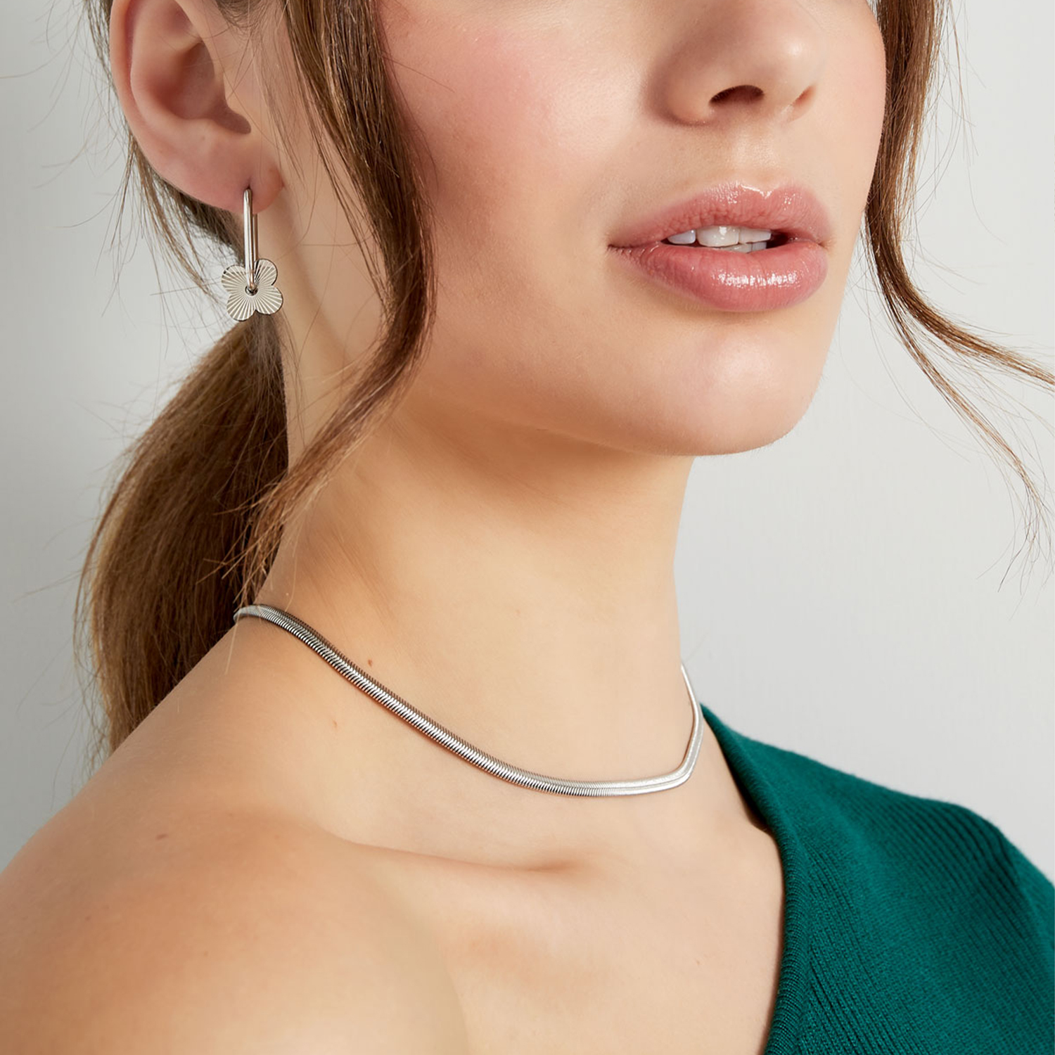 Collier chaine large bykloe bijoux