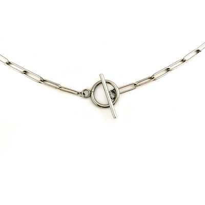 collier grosse maille bykloe bijoux