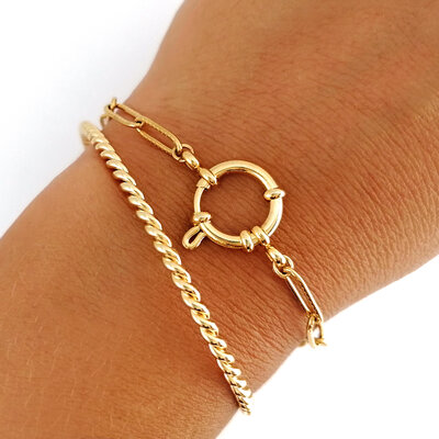 bracelet grosse maille femme bykloe bijoux