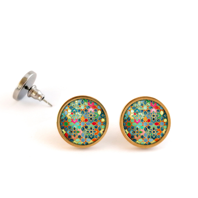 boucles-d-oreilles-vertes-puces-bykloe-bijoux