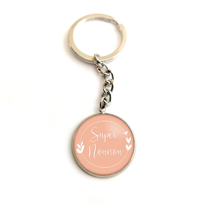 porte clé personnalisé texte bykloe bijoux