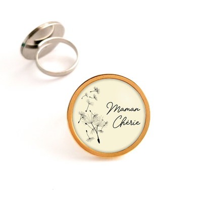 Bague personnalisable maman bykloe bijoux