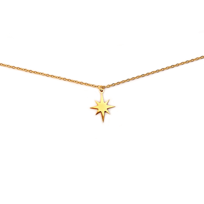collier étoile du nord bykloe bijoux