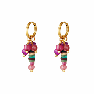 Mini créole perle bykloe bijoux
