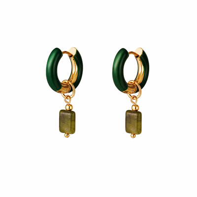 Boucles d'oreilles pendantes perles bykloe bijoux