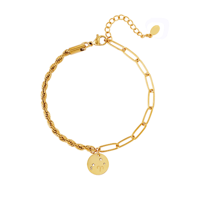 bracelet signe astrologique bélier bykloe bijoux