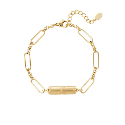 Bracelet chaine gros maillon femme bykloe bijoux