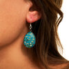 Boucles d'oreilles bleues Van Gogh bykloe bijoux
