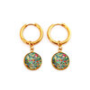 boucles-d-oreilles-vertes-créoles-bykloe-bijoux
