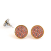 Boucles d'oreilles fantaisie feuille bykloe bijoux