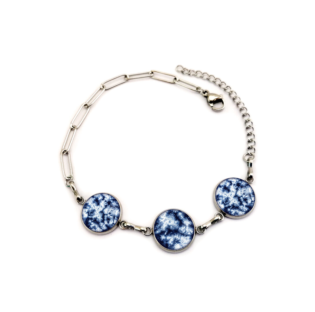 Bracelet Fantaisie Femme Lucia Avec Breloques - Argenté, Longueur 19-20cm, Neuf
