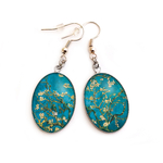 Boucles d'oreilles bleues Van Gogh bykloe bijoux