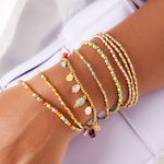 bracelets perles couleur bykloe bijoux