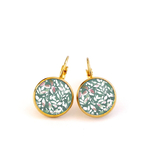 boucles doreilles fantaisie vertes bykloe bijoux
