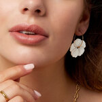 créoles fleurs bykloe bijoux