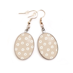 boucles d'oreilles pendantes fleurs bykloe bijoux
