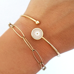 Bracelet fleur marguerite bykloe bijoux