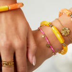 Bracelet or fleur bykloe bijoux