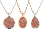 Collier pendentif feuille bykloe bijoux
