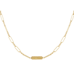 Collier grosse maille et pendentif bykloe bijoux