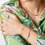 Bracelet chaine gros maillon femme bykloe bijoux