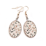Boucles d'oreilles pendantes terrazzo bykloe bijoux
