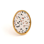 Bague fantaisie terrazzo bykloe bijoux