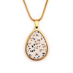 Collier fantaisie terrazzo bykloe bijoux