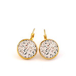 Boucles doreilles fantaisie terrazzo bykloe bijoux