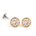 Boucles doreilles fantaisie terrazzo bykloe bijoux