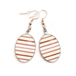 Boucles doreilles pendantes marinière bykloe bijoux