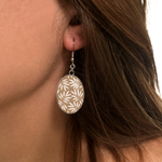 boucles d oreilles pendantes feuilles bykloe bijoux