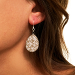 boucles d oreilles pendantes feuilles bykloe bijoux