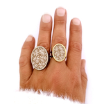 bague feuille bykloe bijoux