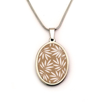 collier feuille bykloe bijoux