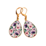 boucles d'oreilles fabtaisie fleurs bykloe bijoux