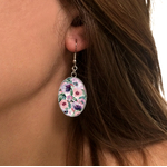 boucles doreilles fabtaisie fleurs bykloe bijoux
