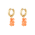 Boucles d'oreilles créoles ourson bykloe bijoux