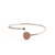 Bracelet jonc doré femme bykloe bijoux