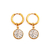 Boucles d'oreilles fantaisie terrazzo bykloe bijoux