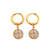 boucles d oreilles fantaisie feuilles bykloe bijoux