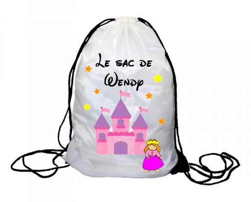 Sac enfant personnalisable modèle Princesse - ACCESSOIRE ENFANT