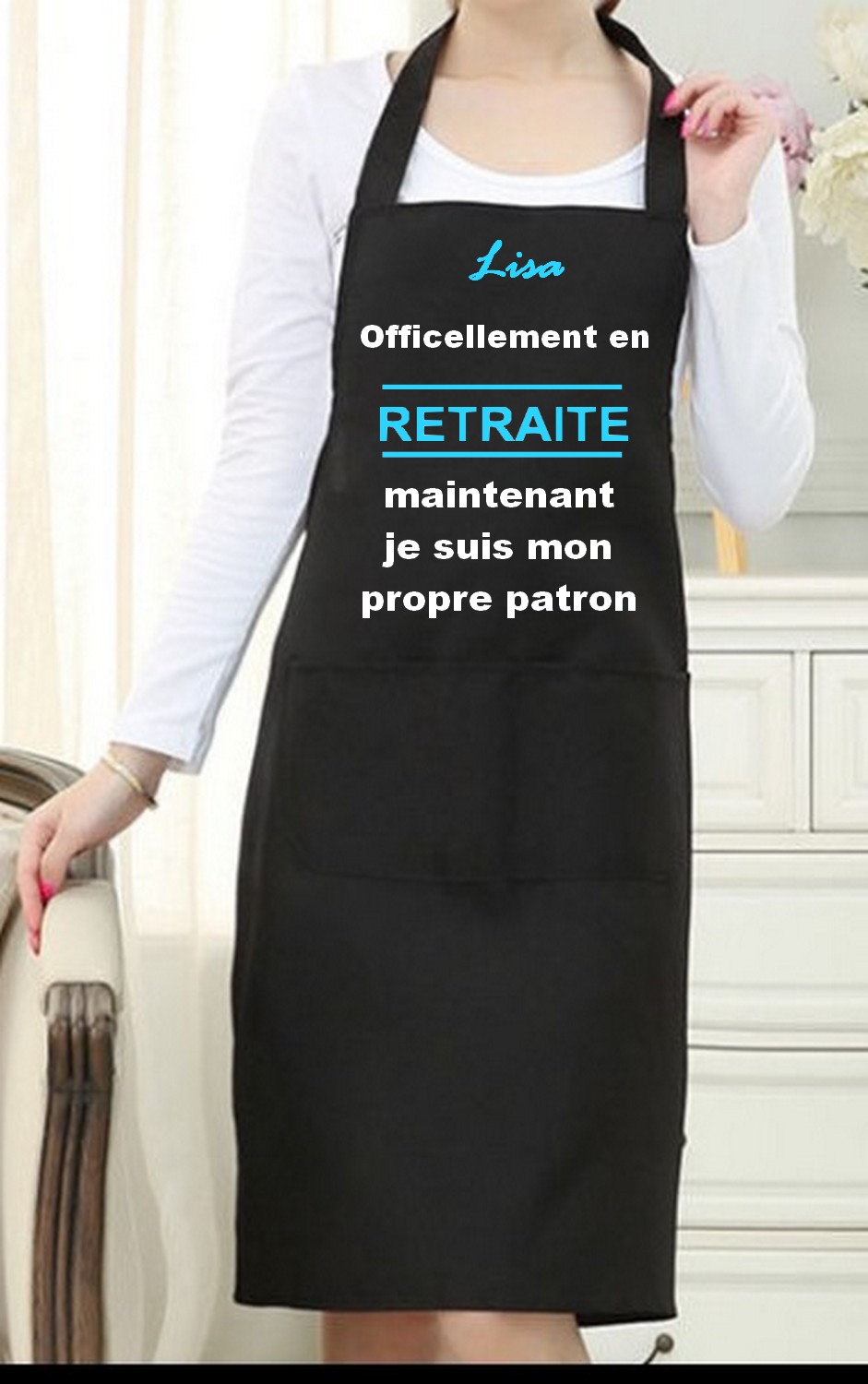 tablier noir