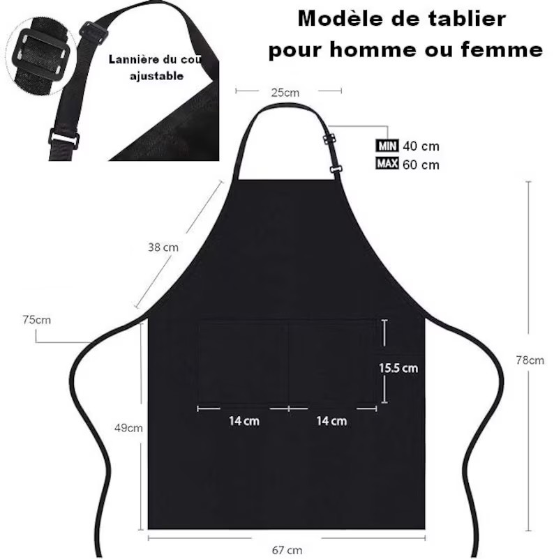 tablier mesure
